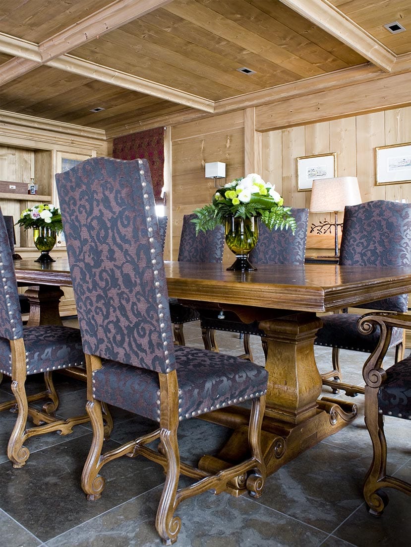 Ski Chalet Dining room